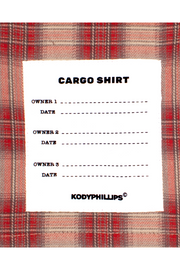 Cargo Shirt- RED