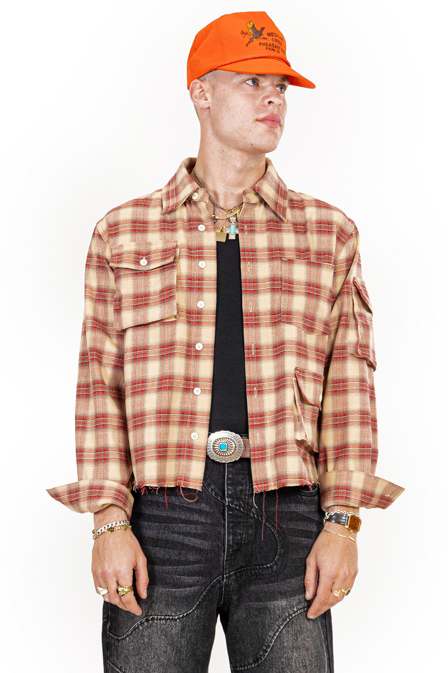 Cargo Shirt- RED