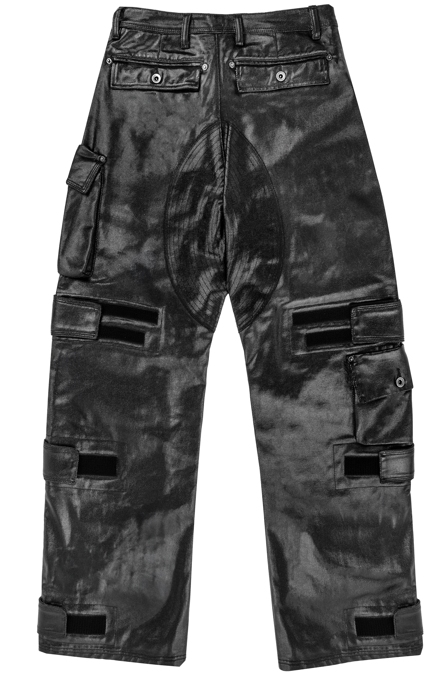 KP2144 CARGO PANTS- WAXED BLACK