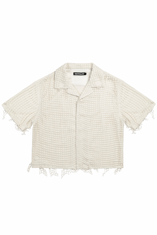 Netted Shirt- IVORY